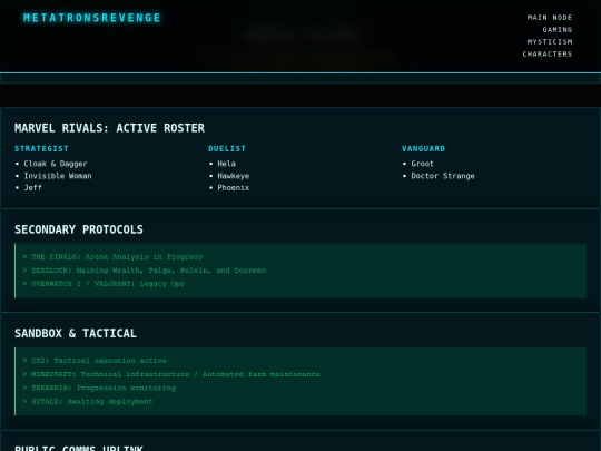 Gaming screenshot
