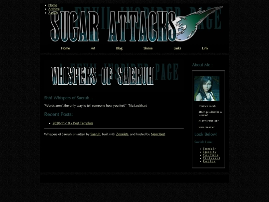 blog page/index2 screenshot