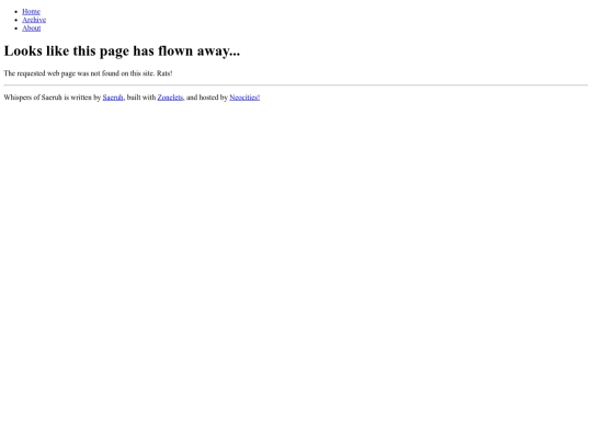 blog page/not_found screenshot
