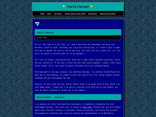 blog/posts/2024-07-28-Family-Reunion screenshot