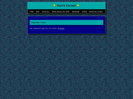 not_found screenshot