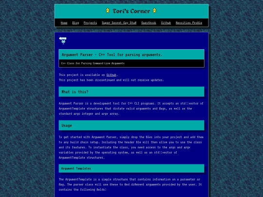 portfolio/posts/Argument-Parser screenshot