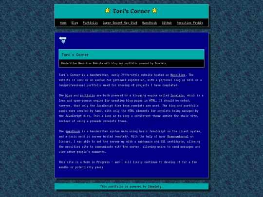 portfolio/posts/Toris-Corner screenshot