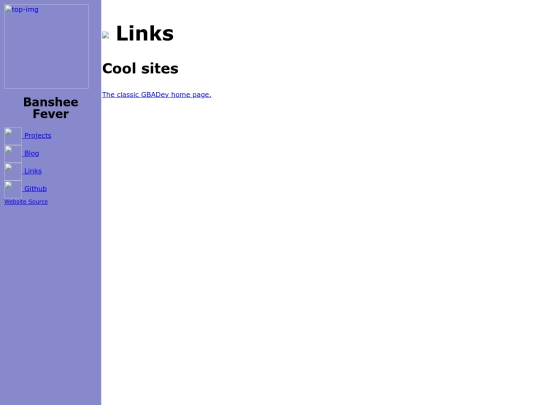links screenshot