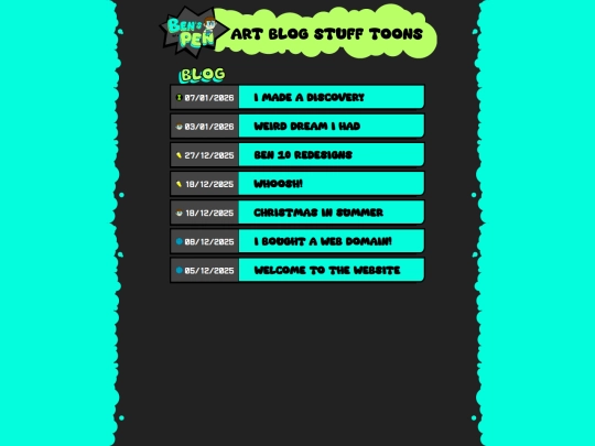 blog screenshot