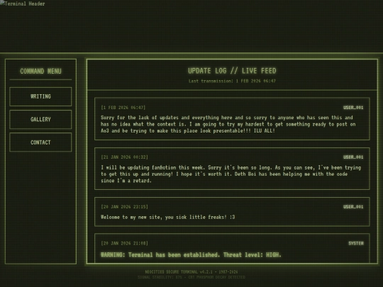main/home screenshot