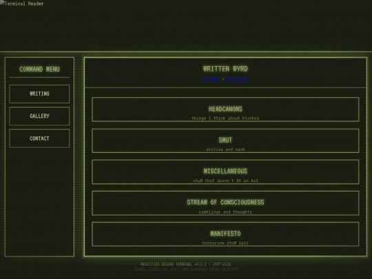 main/writing screenshot