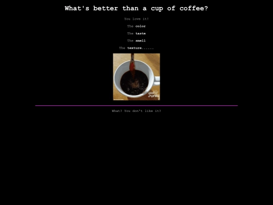 coffee screenshot