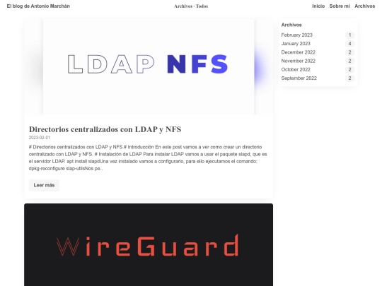 archives screenshot