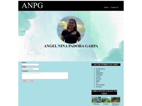 contact us screenshot