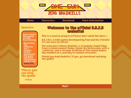 onegunzerobraincells screenshot
