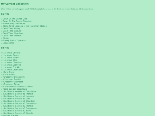 dollcollection screenshot