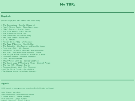 myTBR screenshot