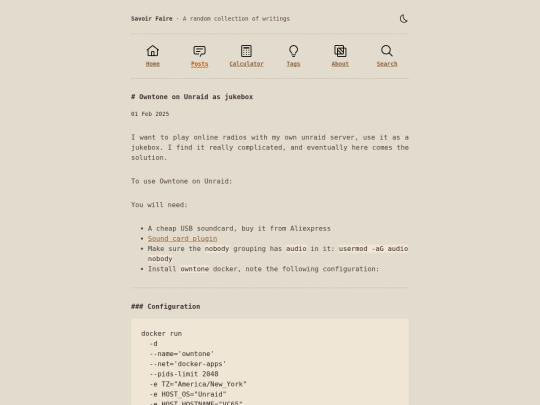 posts/owntone-on-unraid-as-jukebox screenshot
