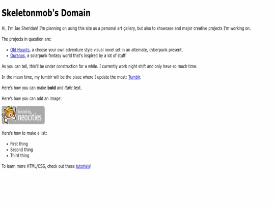 index screenshot