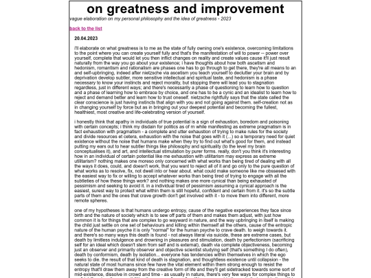 philosophy/greatness screenshot