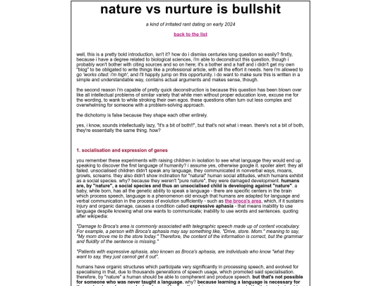 philosophy/naturevsnurture screenshot