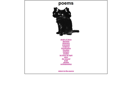 poems/poems screenshot