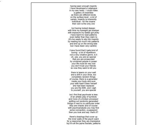 poems/schizoposting screenshot