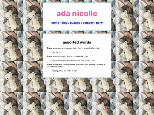words screenshot