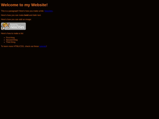 info screenshot