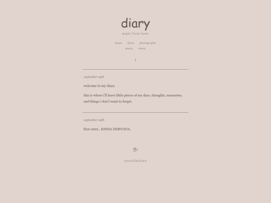 diary screenshot