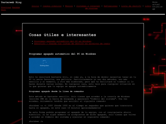 internet screenshot