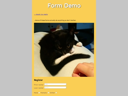 forms screenshot