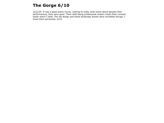 MEDIA/MOVIES/Thegorge screenshot