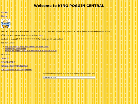 kingpoggincentral screenshot