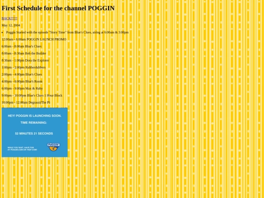 pogginschedules screenshot