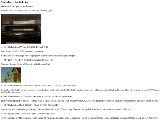 tapecollection screenshot