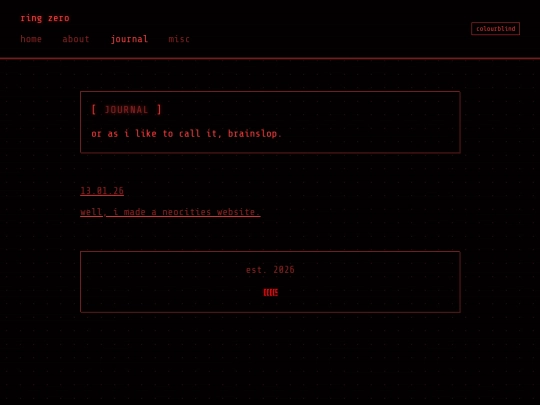 journal screenshot