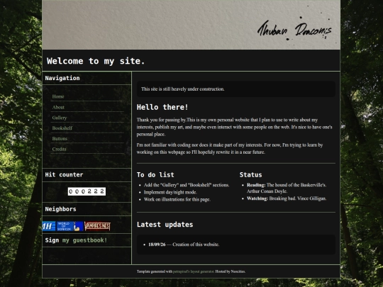 index screenshot