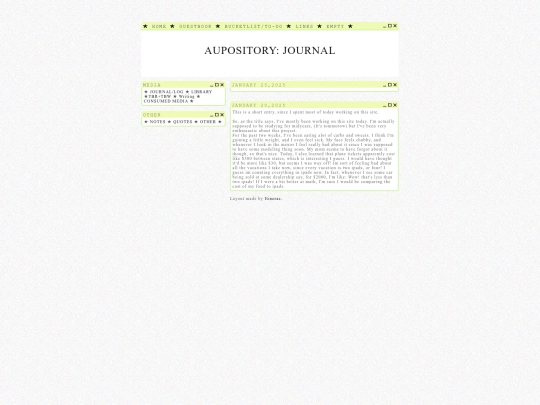 journal screenshot