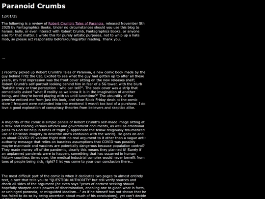 paranoidcrumbs screenshot