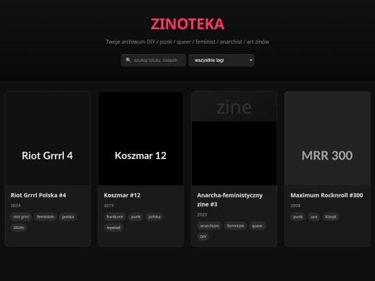 Zinoteka/zin screenshot