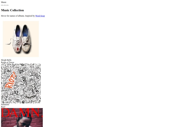 pages/music screenshot
