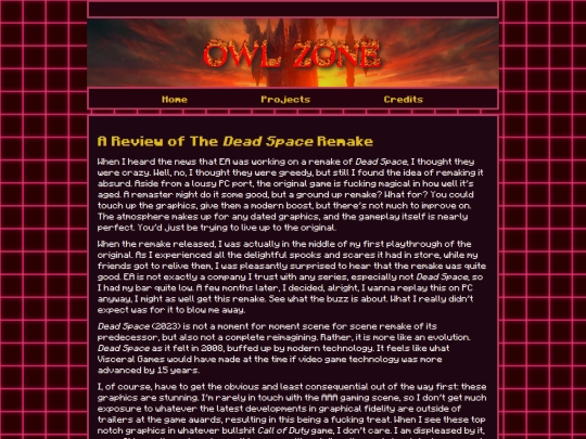 projects/dead-space-remake-review screenshot