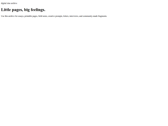 hidden/shell/zine screenshot