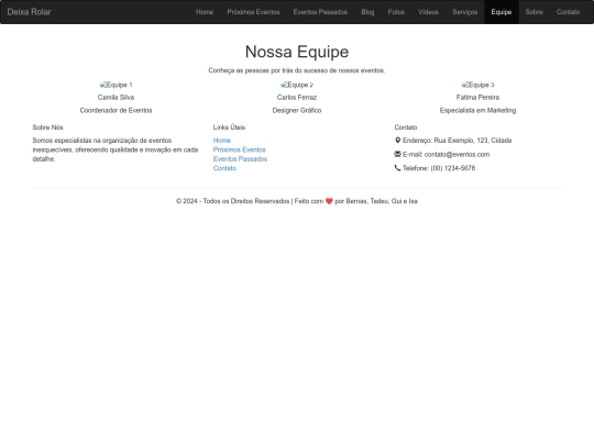 trabalho/equipe screenshot