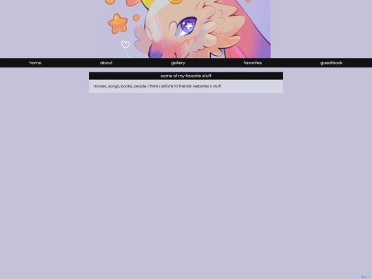 favorites screenshot