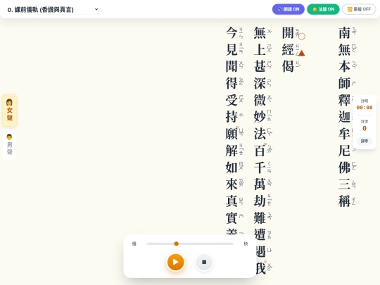 金剛經中台注音版/code_artifact screenshot