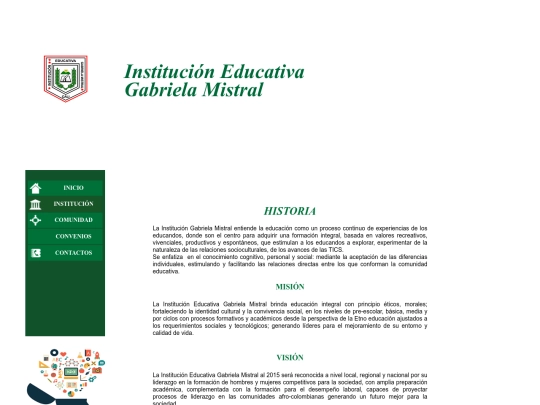 institución screenshot