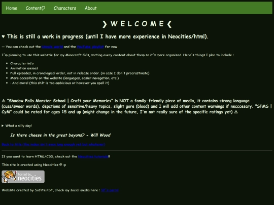 index screenshot