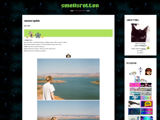 blog screenshot