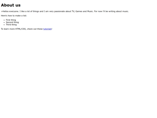index screenshot