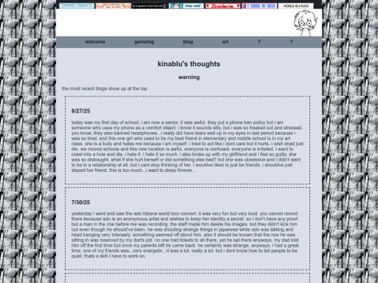 blog screenshot
