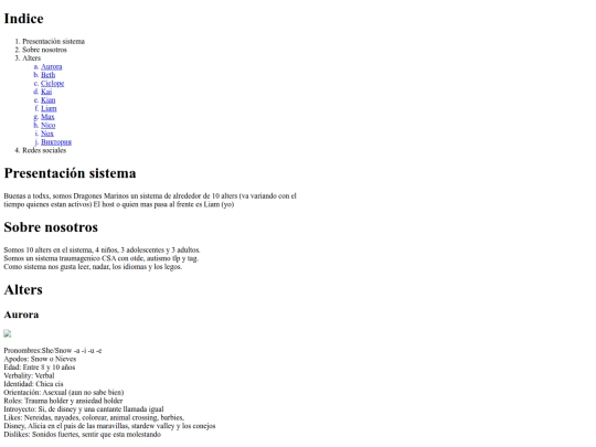 index screenshot