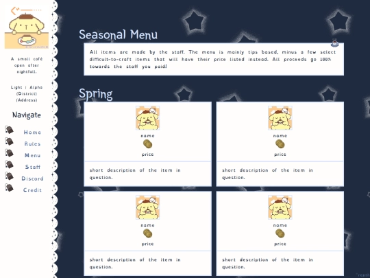 springmenu screenshot